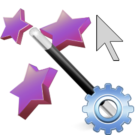 Logo: Pointing Wizard software for computer mouse accessibility. Click to learn more.